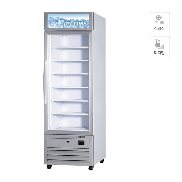 [그랜드우성] 직냉식 수직 냉동 쇼케이스 440L 렌탈 가격비교