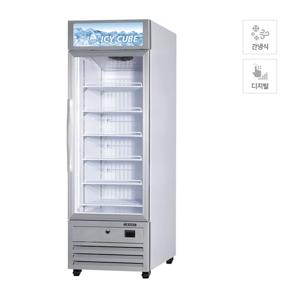 [그랜드우성] 간냉식 수직 냉동 쇼케이스 510L 렌탈 가격비교
