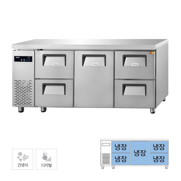 [그랜드우성] 간냉식 카페형 서랍 냉장고 433L 렌탈 가격비교