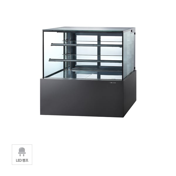 [그랜드우성] 간냉식 제과쇼케이스 900 사각 뒷문형 3단 (블랙) 렌탈 가격비교