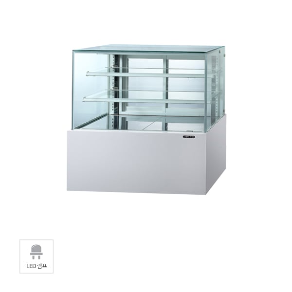 [그랜드우성] 간냉식 제과쇼케이스 900 사각 뒷문형 3단 (화이트) 렌탈 가격비교