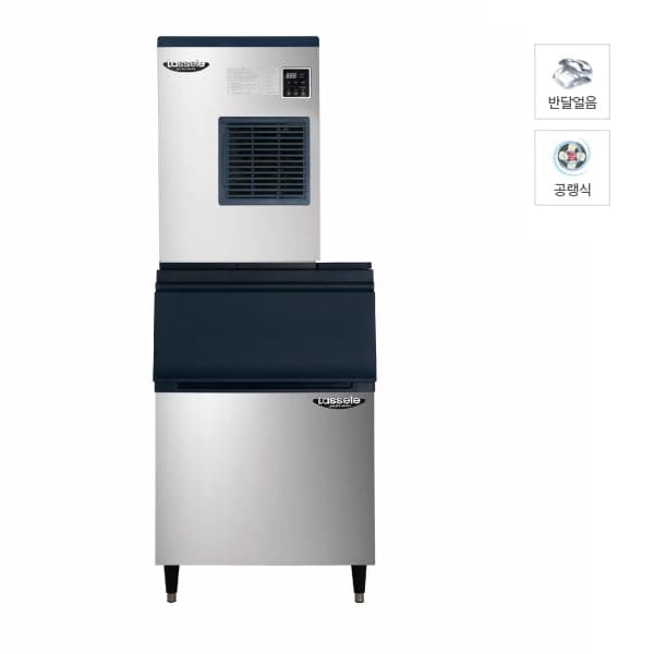 [라셀르] 공랭식 반달얼음 제빙기 244kg + 저장통 230빈 (모듈러형) 렌탈 가격비교