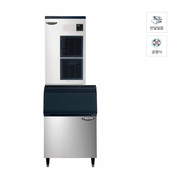 [라셀르] 공랭식 반달얼음 제빙기 331kg + 저장통 230빈 (모듈러형) 렌탈 가격비교