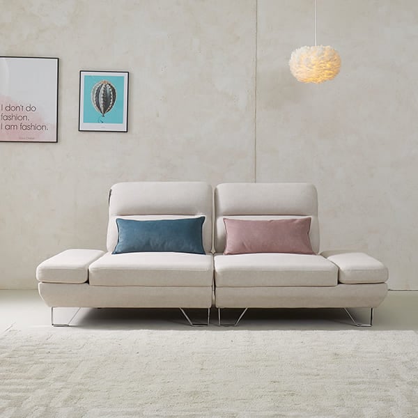 [퍼니챗] 샤르니 조야원단 3인용 패브릭 직선형 스윙소파 (올 아이보리) 렌탈 가격비교