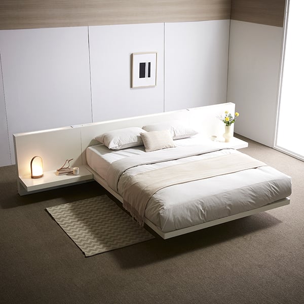 [한국갤러리] 카이 침대프레임 + 협탁 2개 + 어댑트 매트리스 렌탈 가격비교