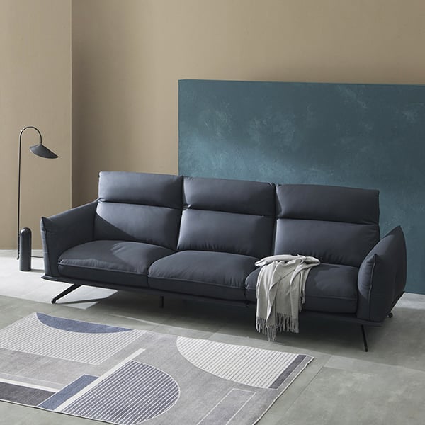 [핸슨소파] 블레드 리클라이너 소파 4인용 (로열블루) 렌탈 가격비교