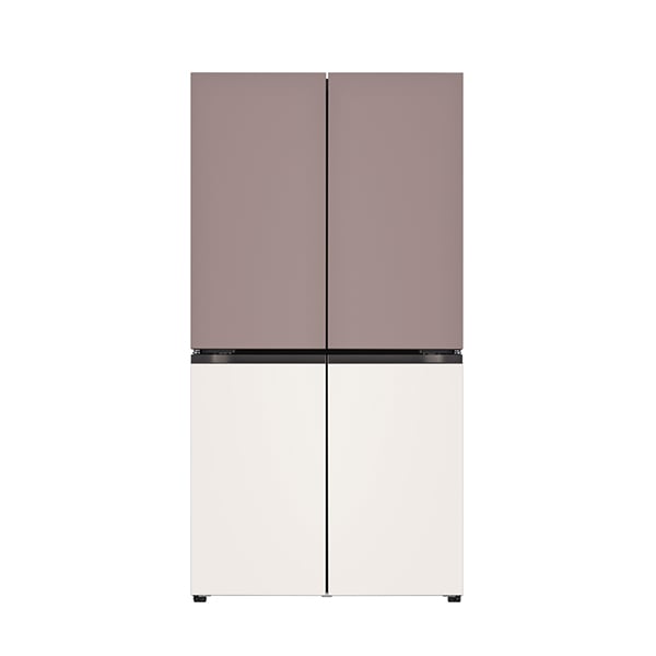 [LG] 디오스 오브제컬렉션 매직스페이스 4도어 냉장고 870L (오브제컬렉션 핑크/베이지)