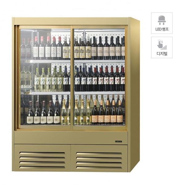 [그랜드우성] 고급형 와인쇼케이스 미닫이 900 (골드스텐) 렌탈 가격비교