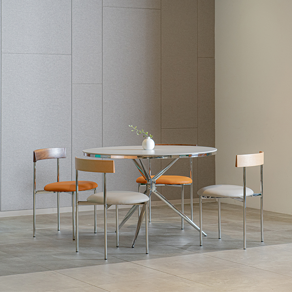 [헨지디자인] 아토 세라믹 4인 세라믹 식탁 원형 세트 (의자4) 렌탈 가격비교