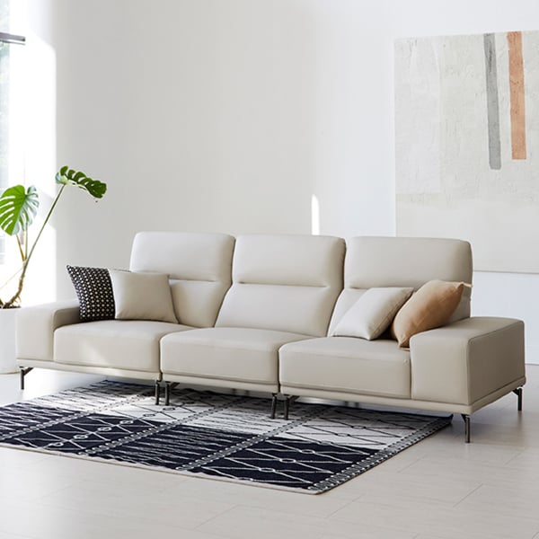 [핸슨소파] 루벤지 레더마스터 가죽소파 4인용 렌탈 가격비교