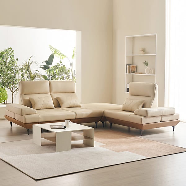 [쉐우드] 마벨 코너형 헤드리프트 기능성 이태리 천연통가죽 스윙소파 6인용 렌탈 가격비교