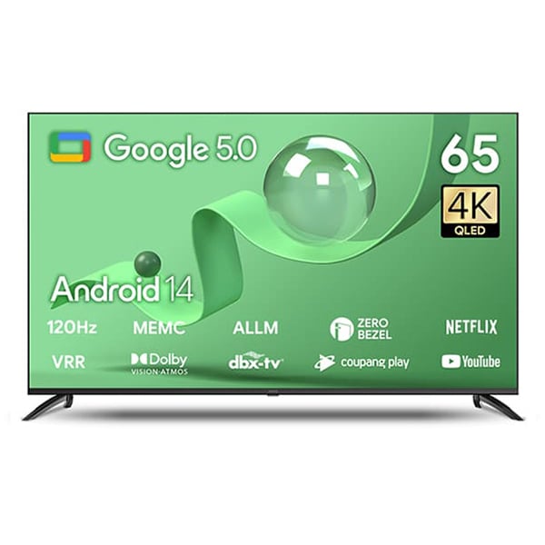 [더함] 스마트 구글 5.0 OS 안드로이드 14 QLED TV 65인치 렌탈 가격비교