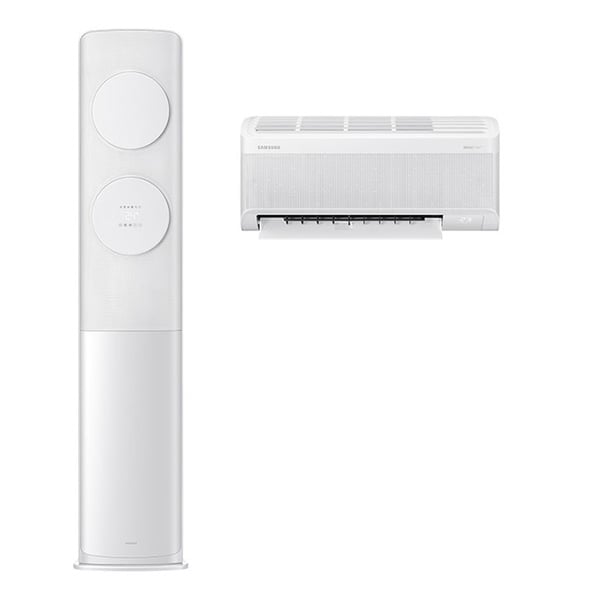 [삼성] 비스포크 AI 2in1 에어컨 17평형+6평형 (메탈 화이트)