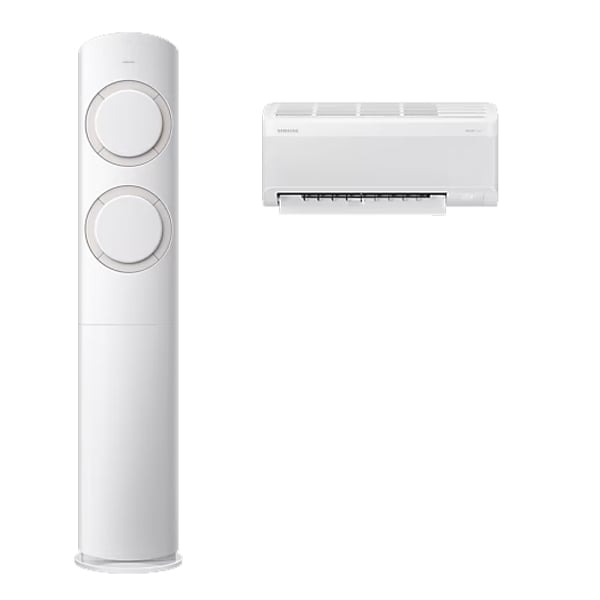 [삼성] 비스포크 AI 2in1 에어컨 19평형+6평형 (메탈 화이트) 썸네일 2
