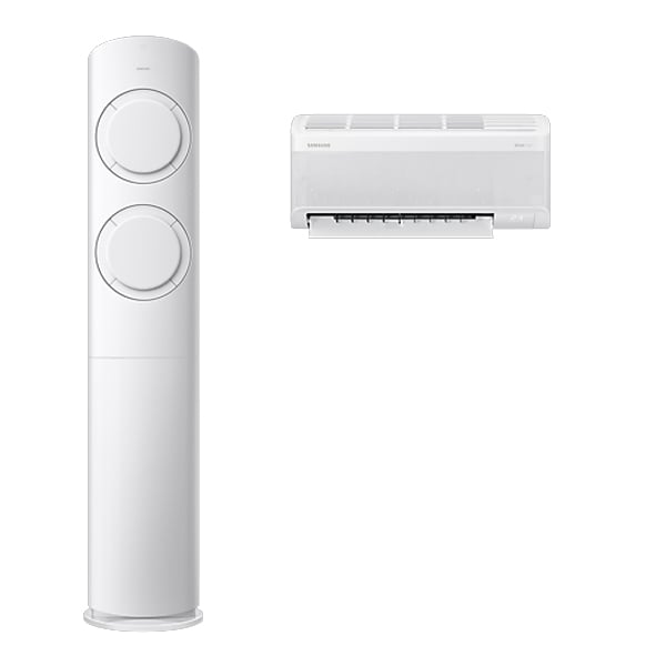 [삼성] AI Q9000 2in1 에어컨 19평형+6평형 (화이트)