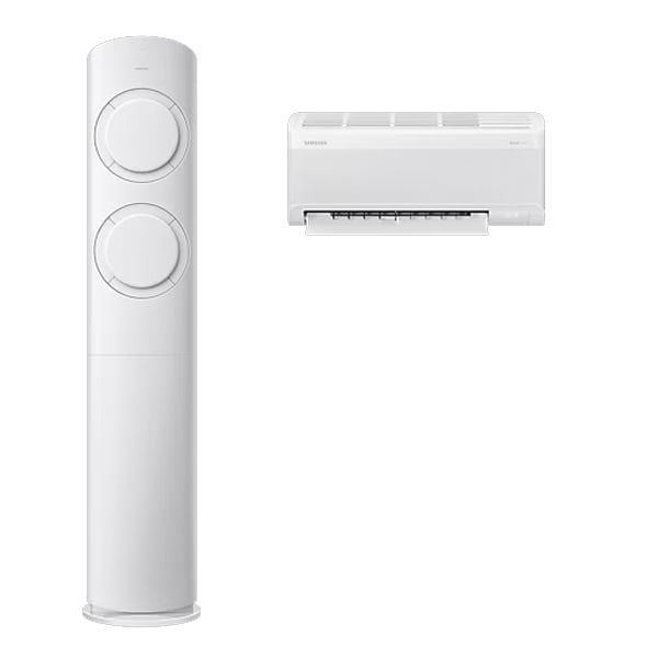 [삼성] AI Q9000 청정 2in1 에어컨 19평형+6평형 (화이트)