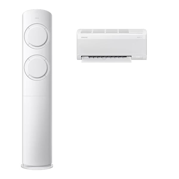 [삼성] AI Q9000 2in1 에어컨 17평형+6평형 (화이트)