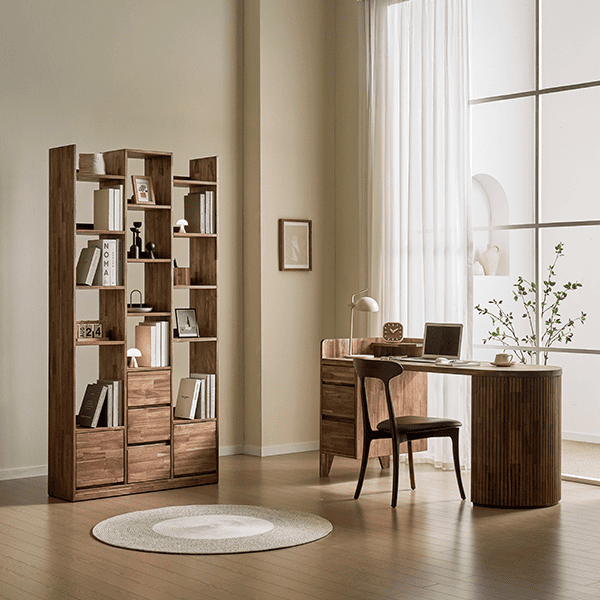 [헨지디자인] 올리버 책상 + 책장 SET 렌탈 가격비교