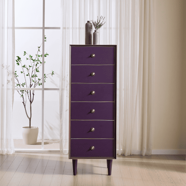 [헨지디자인] 플레르 6단 서랍장 (그레이프) 렌탈 가격비교