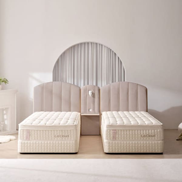 [라클라우드] 라르테 프리미엄 침대 프레임+매트리스+패널 세트 (트윈) (그레이) 렌탈 가격비교