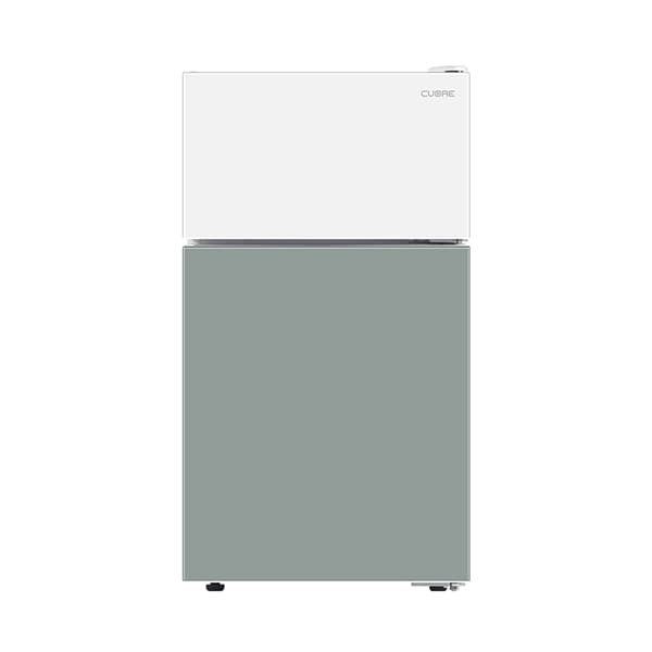 [쿠오레] 글라스 냉장고 83L (화이트&그린) 렌탈 가격비교