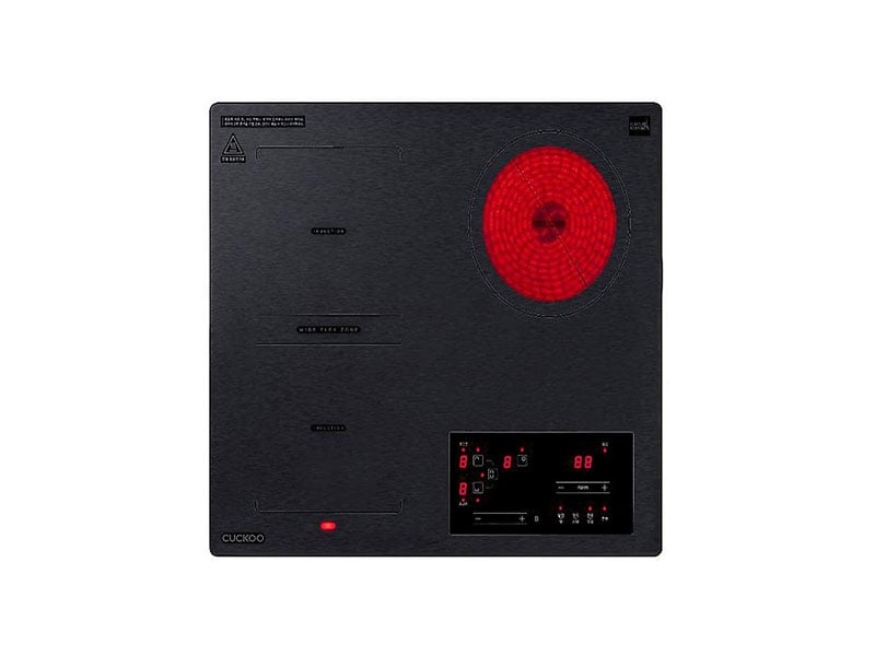 [쿠쿠] 하이브리드 열원 인덕션2구+하이라이트1구 렌탈 가격비교