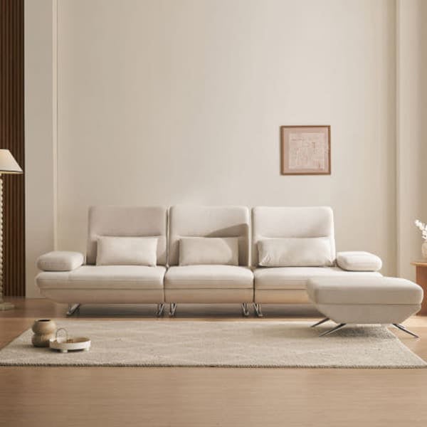 [라클라우드] 그랑블 스윙 기능성 패브릭 소파 4인용 (아이보리) 렌탈 가격비교