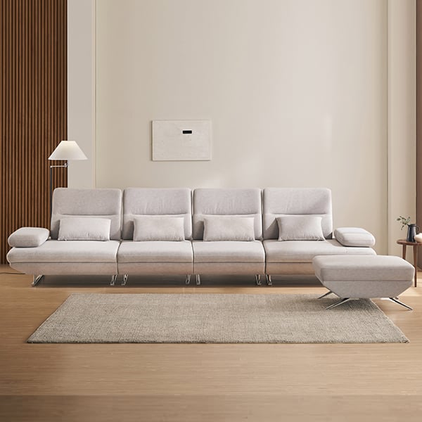 [라클라우드] 그랑블 스윙 기능성 패브릭 소파 6인용 (라이트 그레이) 렌탈 가격비교