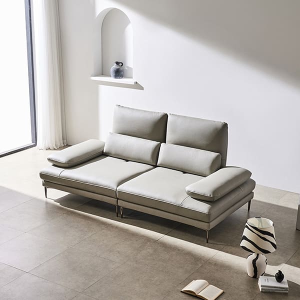 [쉐우드] 아소르 3인용 이태리 천연통가죽 기능성 스윙 소파 렌탈 가격비교