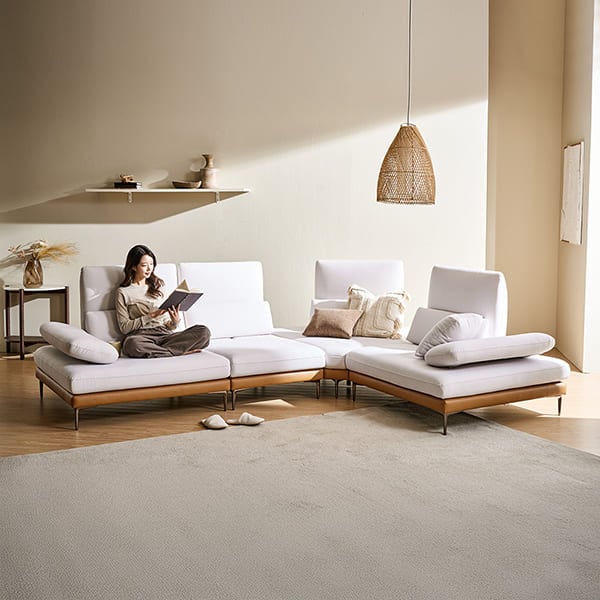 [쉐우드] 비오라 6인용 코너형 블렌트 패브릭 기능성 스윙 소파 렌탈 가격비교