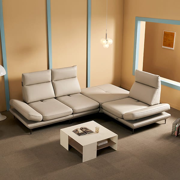 [쉐우드] 루체 6인용 코너형 이태리 천연통가죽 기능성 스윙 소파 렌탈 가격비교