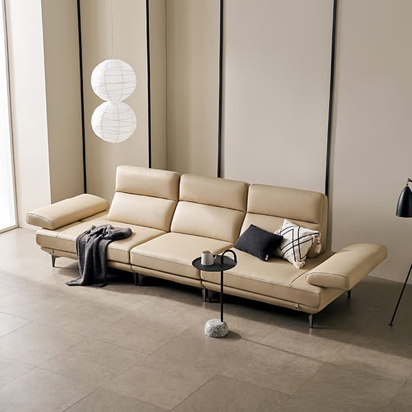 [쉐우드] 다온 4인용 이태리 천연통가죽 기능성 팔걸이 스윙 소파 렌탈 가격비교