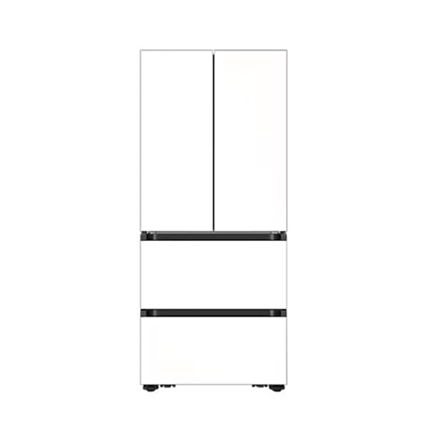 [삼성] 비스포크 AI 김치플러스 4도어 키친핏 MAX 김치냉장고 420L (새틴 화이트)