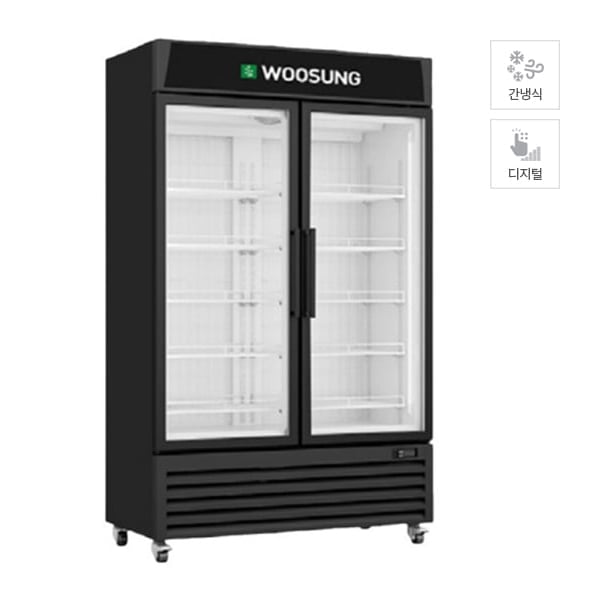 [그랜드우성] 간냉식 수직 냉동 쇼케이스 800L (블랙) 렌탈 가격비교
