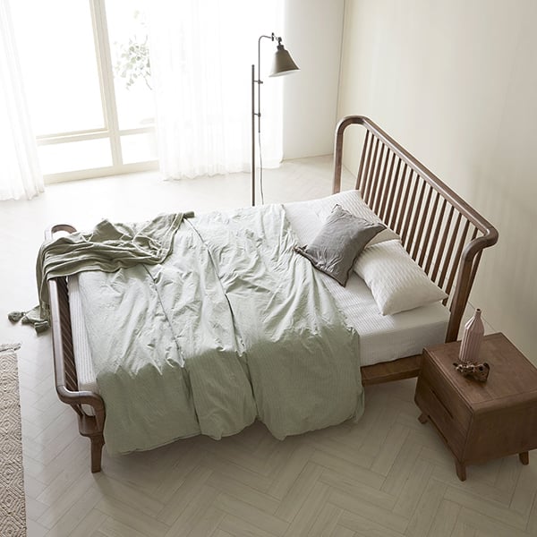 [한국갤러리] 루이 침대 + 시그니처 매트리스 (월넛) 렌탈 가격비교